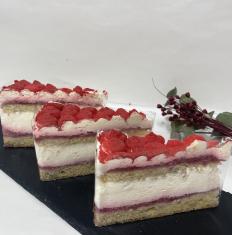 Vanilkovo-malinová torta